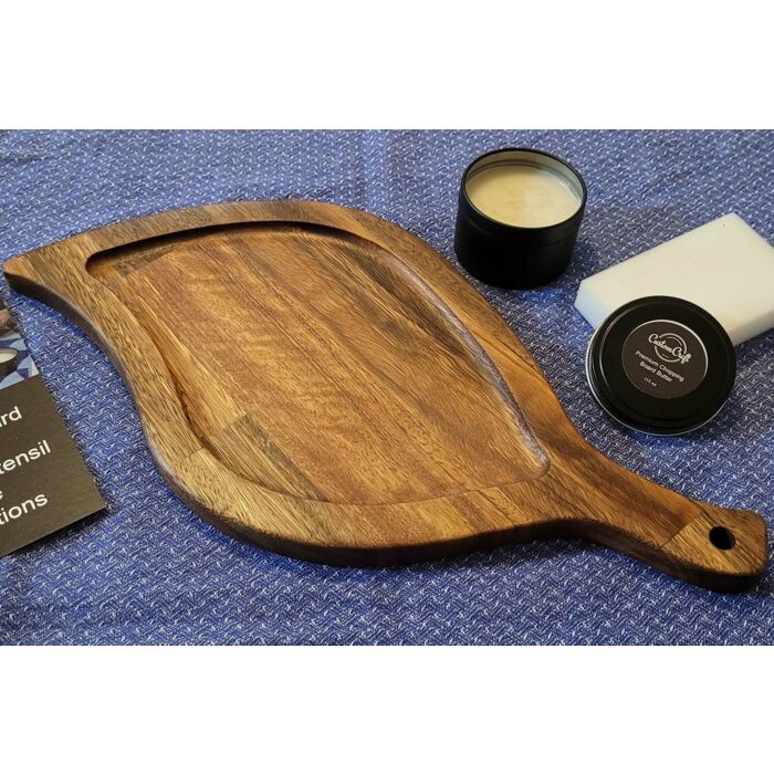 leaf charcuterie cheese tray